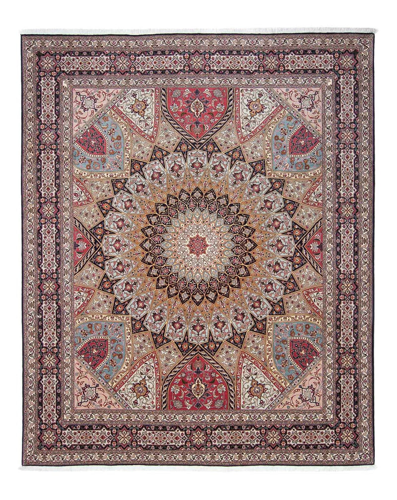 Tabriz - 50 Raj Koberec 254x303cm - Perský koberec - vícebarevný