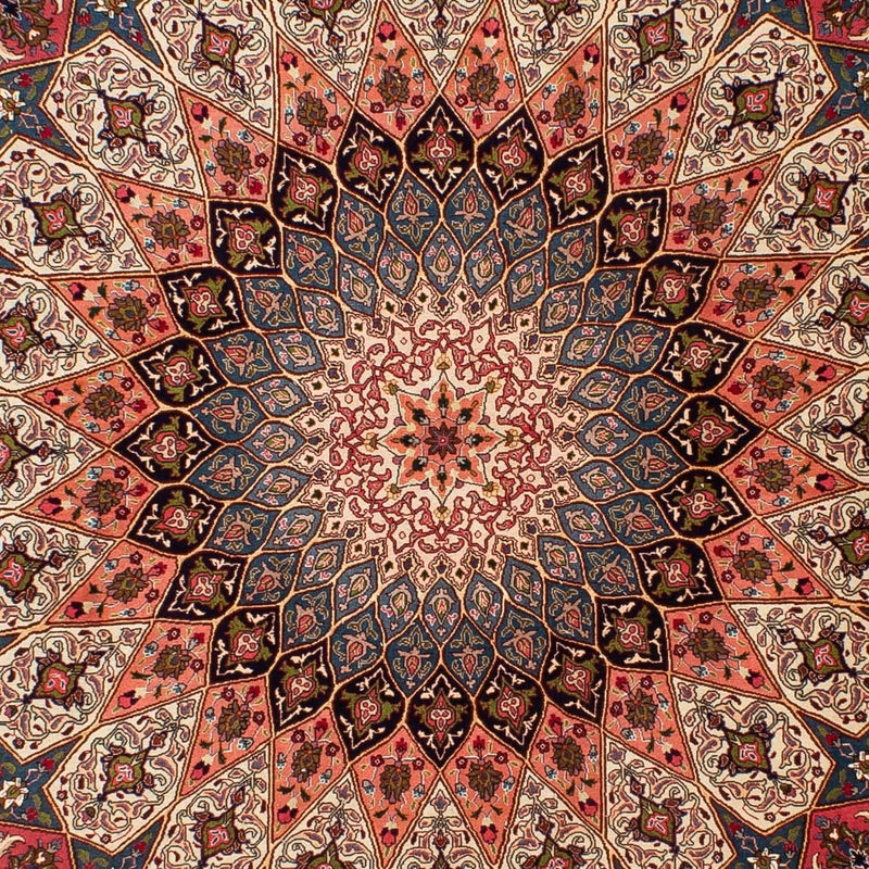 Tabriz - 50 Raj Koberec 250x250cm - Perský koberec - vícebarevný