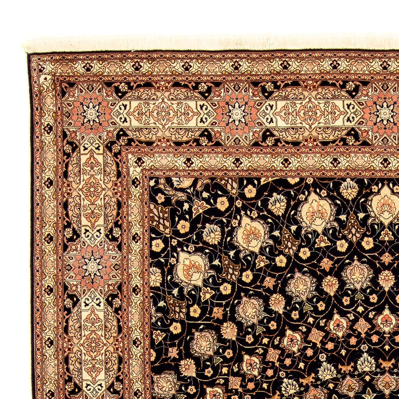 Tabriz - 50 Raj Koberec 248x338cm - Perský koberec - tmavě modrá
