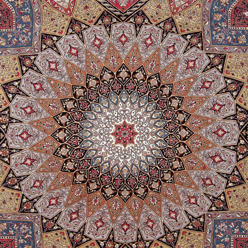 Tabriz - 50 Raj Koberec 254x303cm - Perský koberec