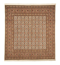 Perský koberec - Tabríz čtvercový  - 215 x 202 cm - světle hnědá – product image