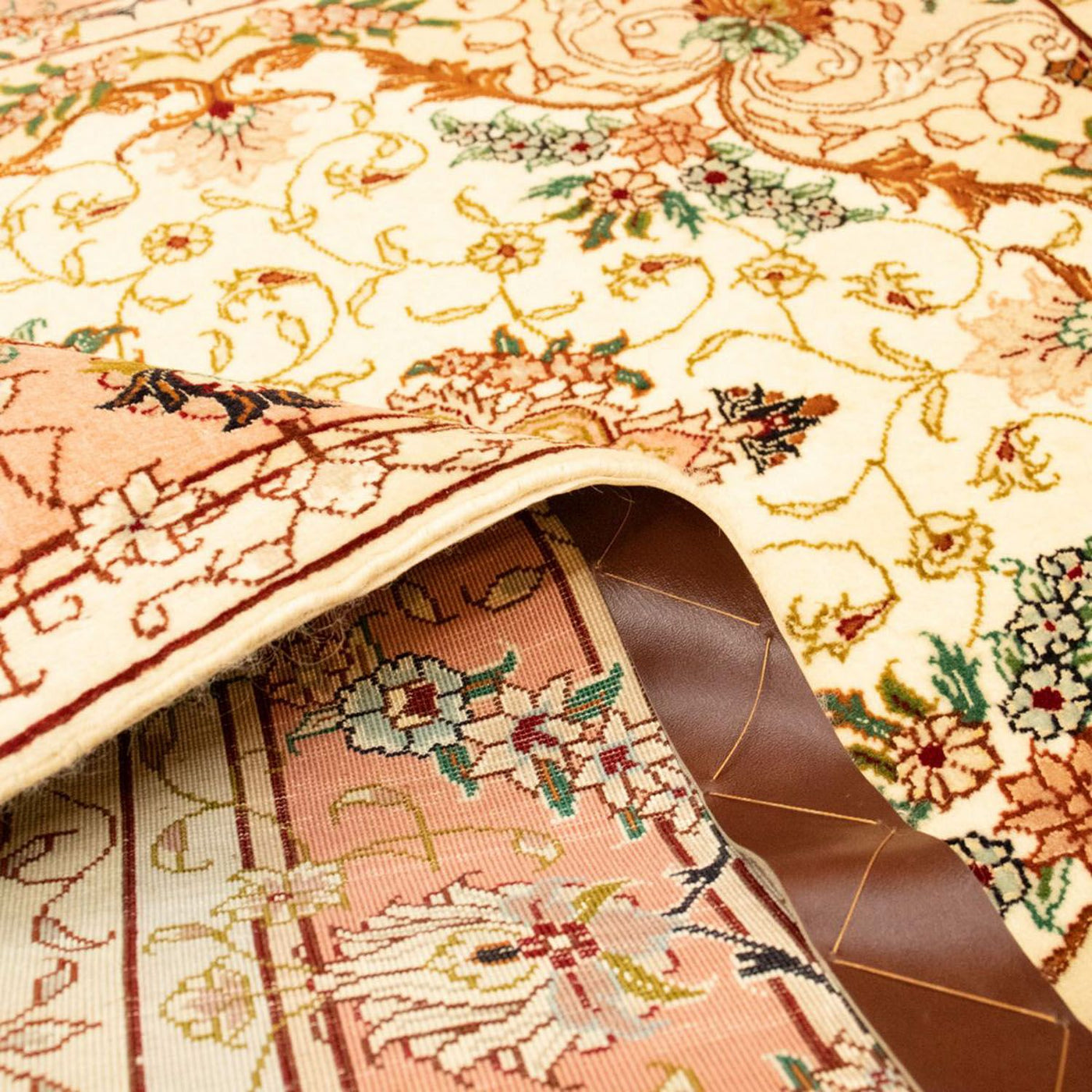 Perský koberec - Tabríz - Královský - 148 x 98 cm - béžová