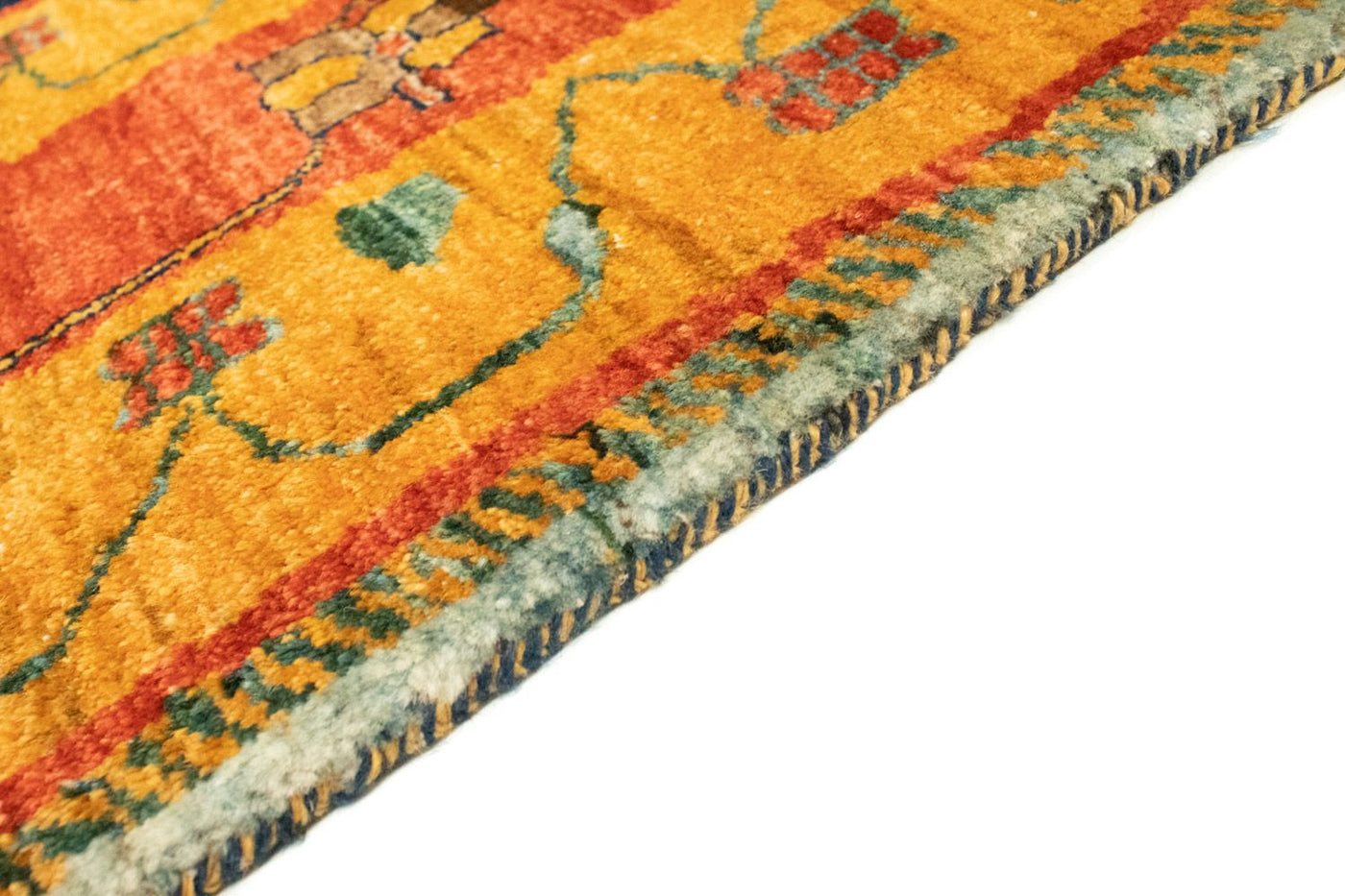 Gabbeh Koberec - Loribaft Perský - 210 x 168 cm - tmavě modrá