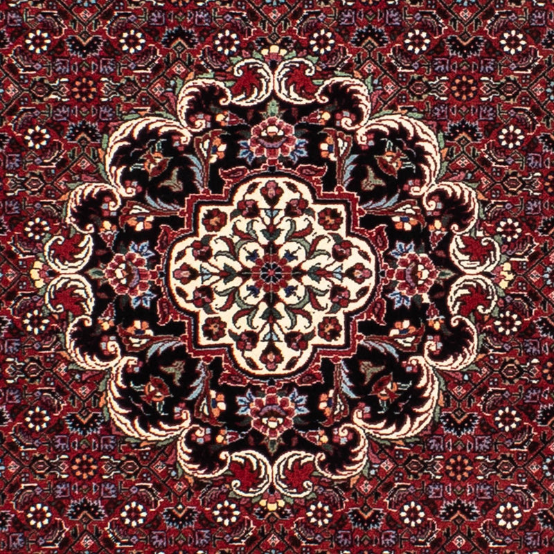 Bidjar Koberec 150x150cm - Perský koberec - tmavě červená