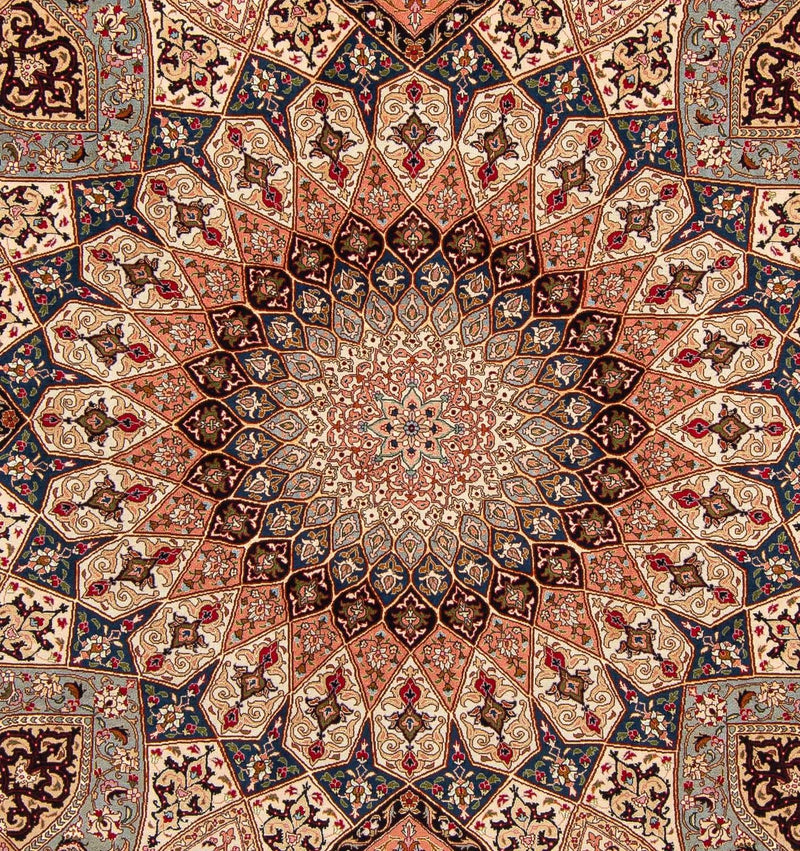 Tabriz - 50 Raj Koberec 242x202cm - Perský koberec