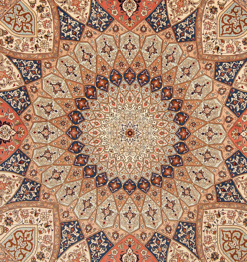 Tabriz - 50 Raj Koberec 253x250cm - Perský koberec