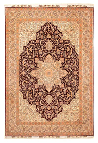 Tabriz - 50 Raj Koberec 250x356cm - Perský koberec - světle hnědá – product image