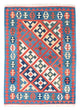 Kilim Fars Koberec 125x173cm - červená