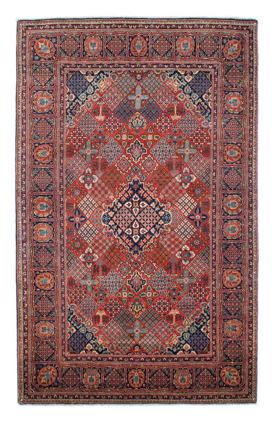 Kashan Koberec 130x207cm - Perský koberec - hnědá