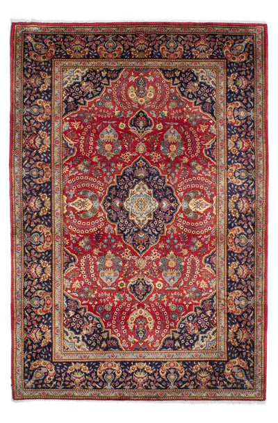 Kashan Koberec 160x237cm - Perský koberec - červená