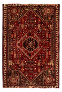 Qashqai Koberec 196x289cm - Perský koberec - tmavě červená – product image