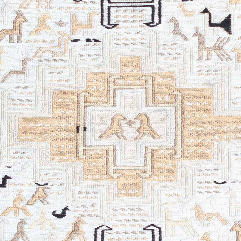 Hedvábný kilim Koberec 71x95cm - béžová