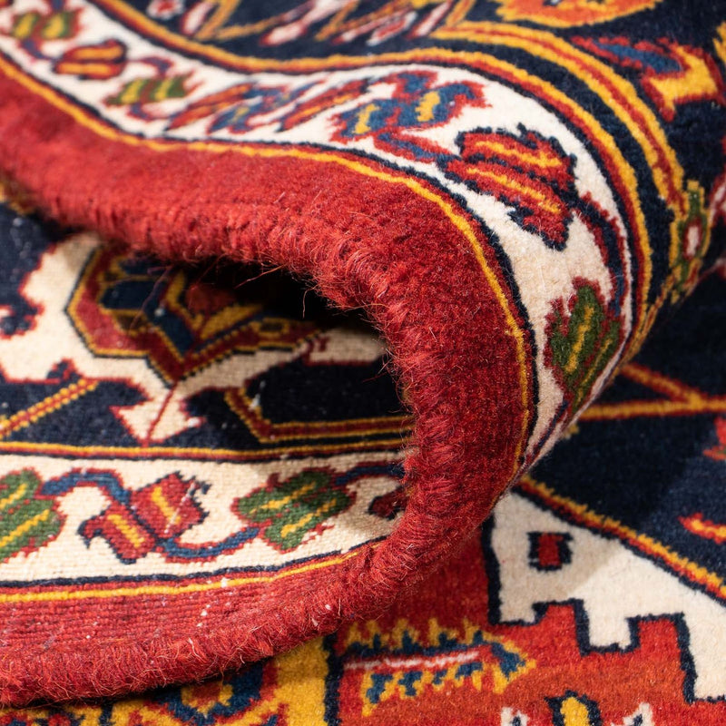 Gabbeh Koberec - Kashkuli Perský - 200 x 180 cm - tmavě červená