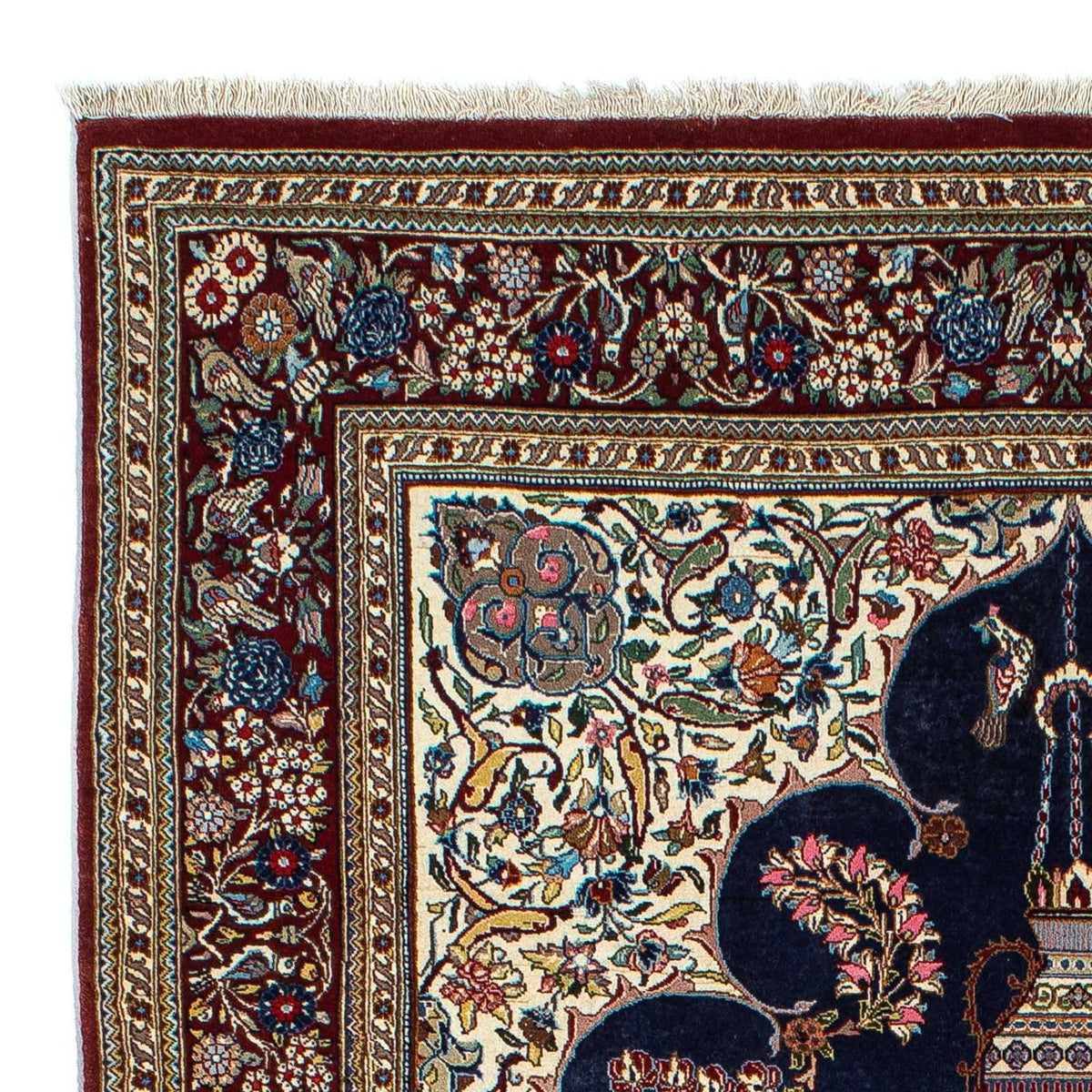 Qom Koberec 127x214cm - Perský koberec
