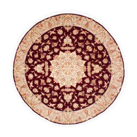 Tabriz - 50 Raj Koberec 150x150cm - Perský koberec - tmavě červená – product image
