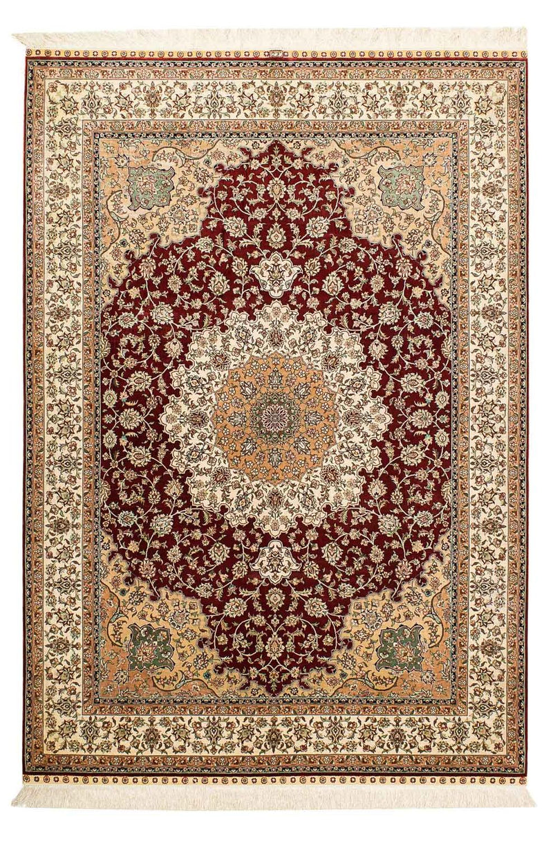 Qom hedvábí Koberec 132x216cm - Perský koberec