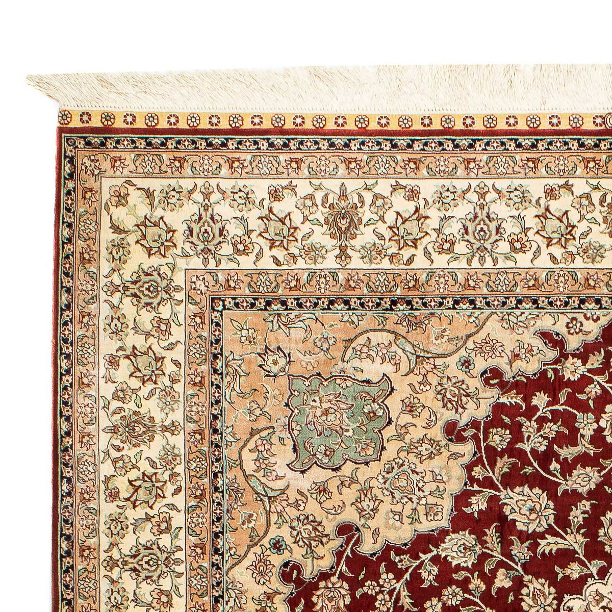Qom hedvábí Koberec 132x216cm - Perský koberec