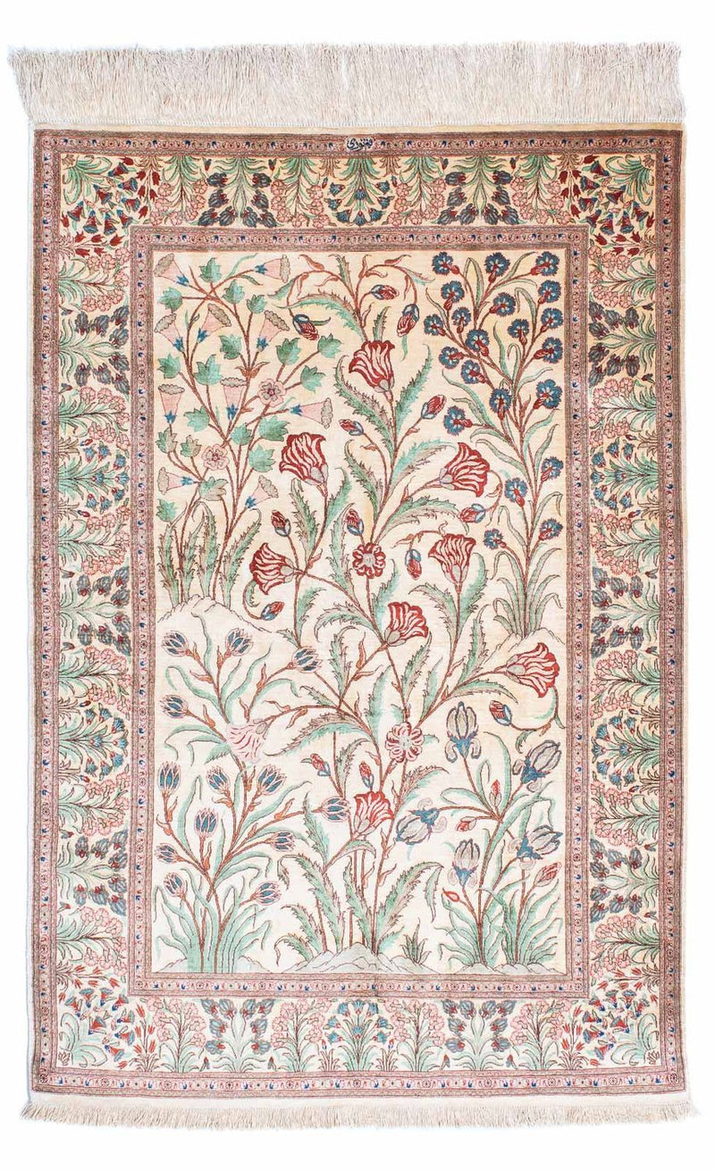 Qom Koberec 102x156cm - Perský koberec
