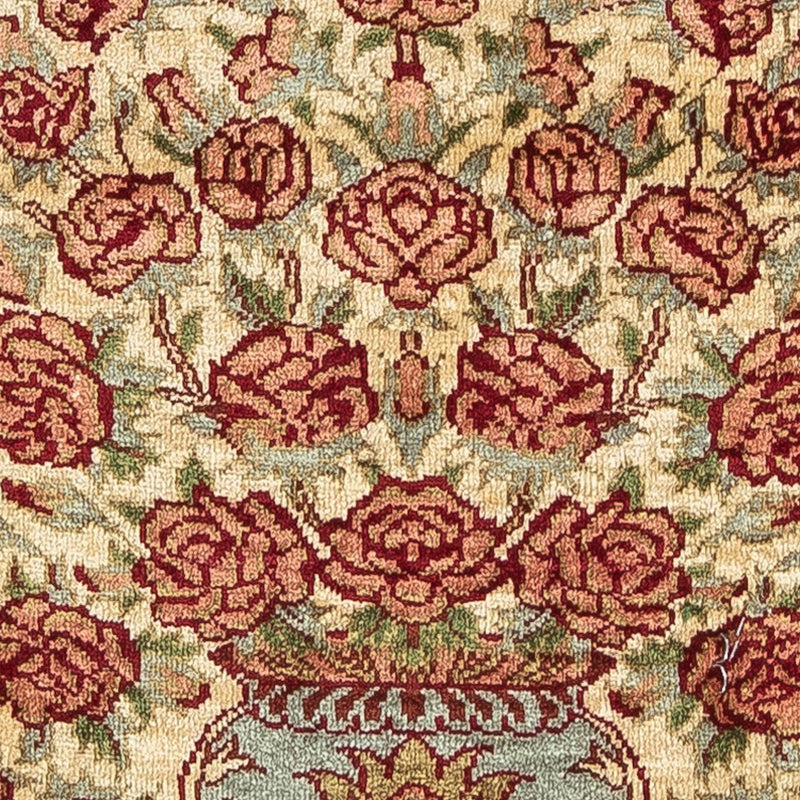 Qom hedvábí Koberec 31x41cm - Perský koberec