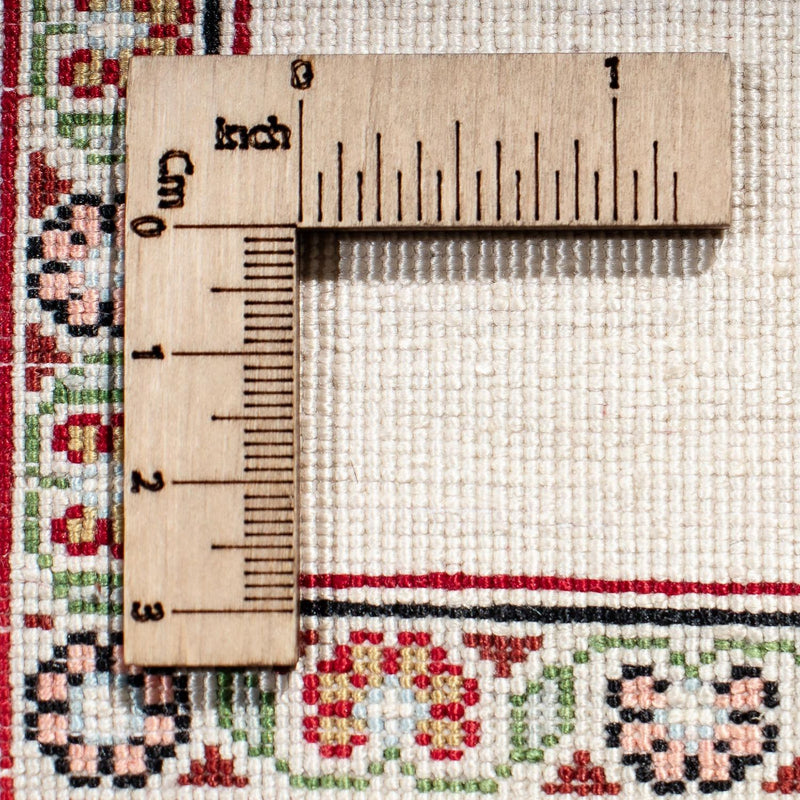 Qom hedvábí Koberec 31x41cm - Perský koberec