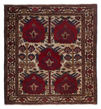Balúčský koberec 130x137cm - Orientální koberec - světle hnědá – product image