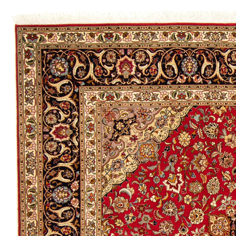 Tabriz - 50 Raj Koberec 203x203cm - Perský koberec - červená
