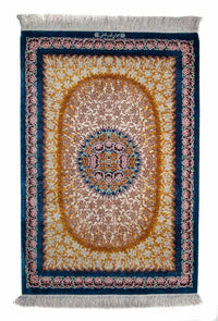 Qom hedvábí Koberec 60x93cm - Perský koberec – product image