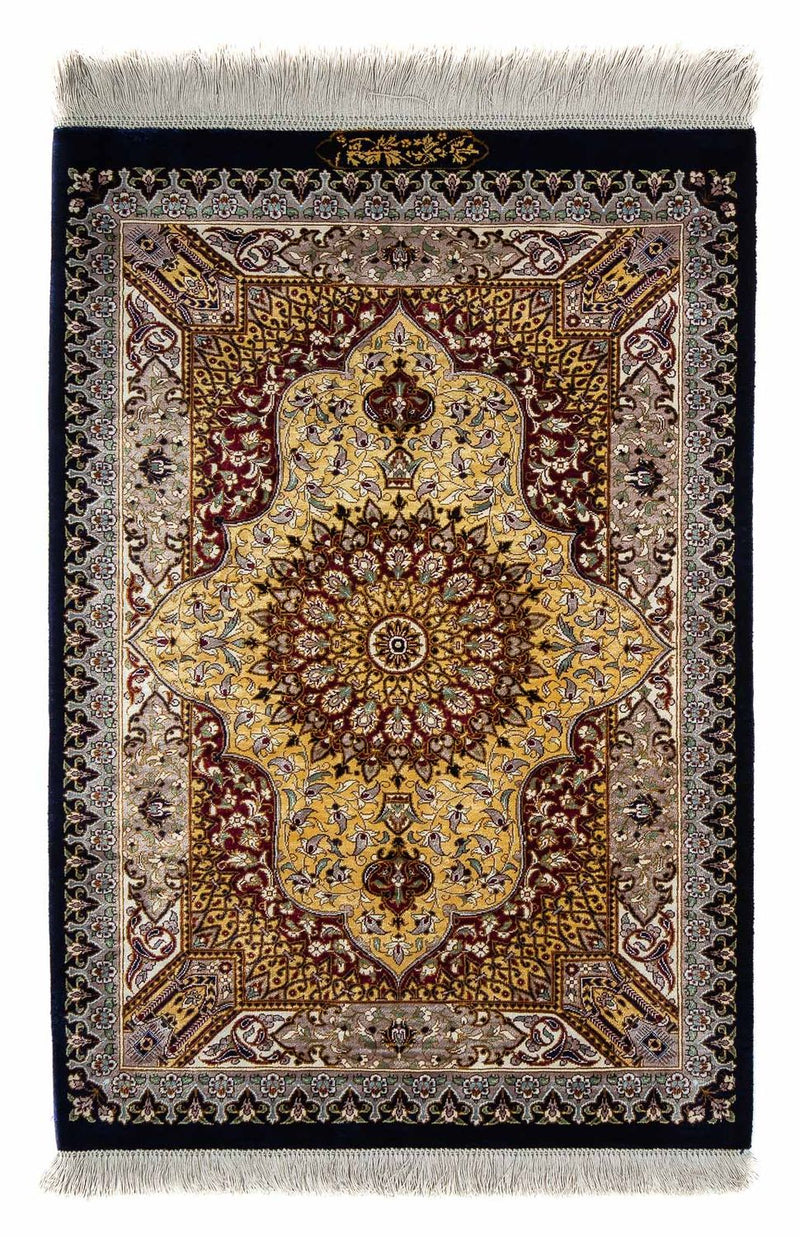 Qom Koberec 87x59cm - Perský koberec