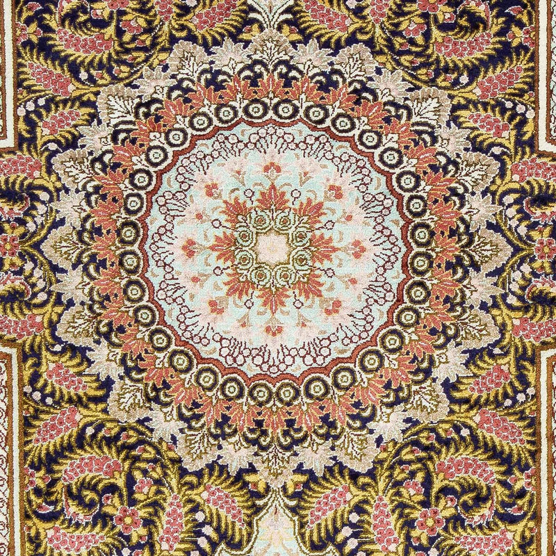 Qom Koberec 93x59cm - Perský koberec