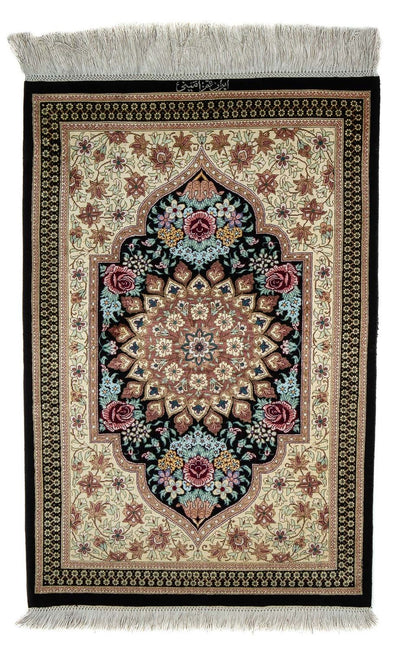 Qom Koberec 59x89cm - Perský koberec
