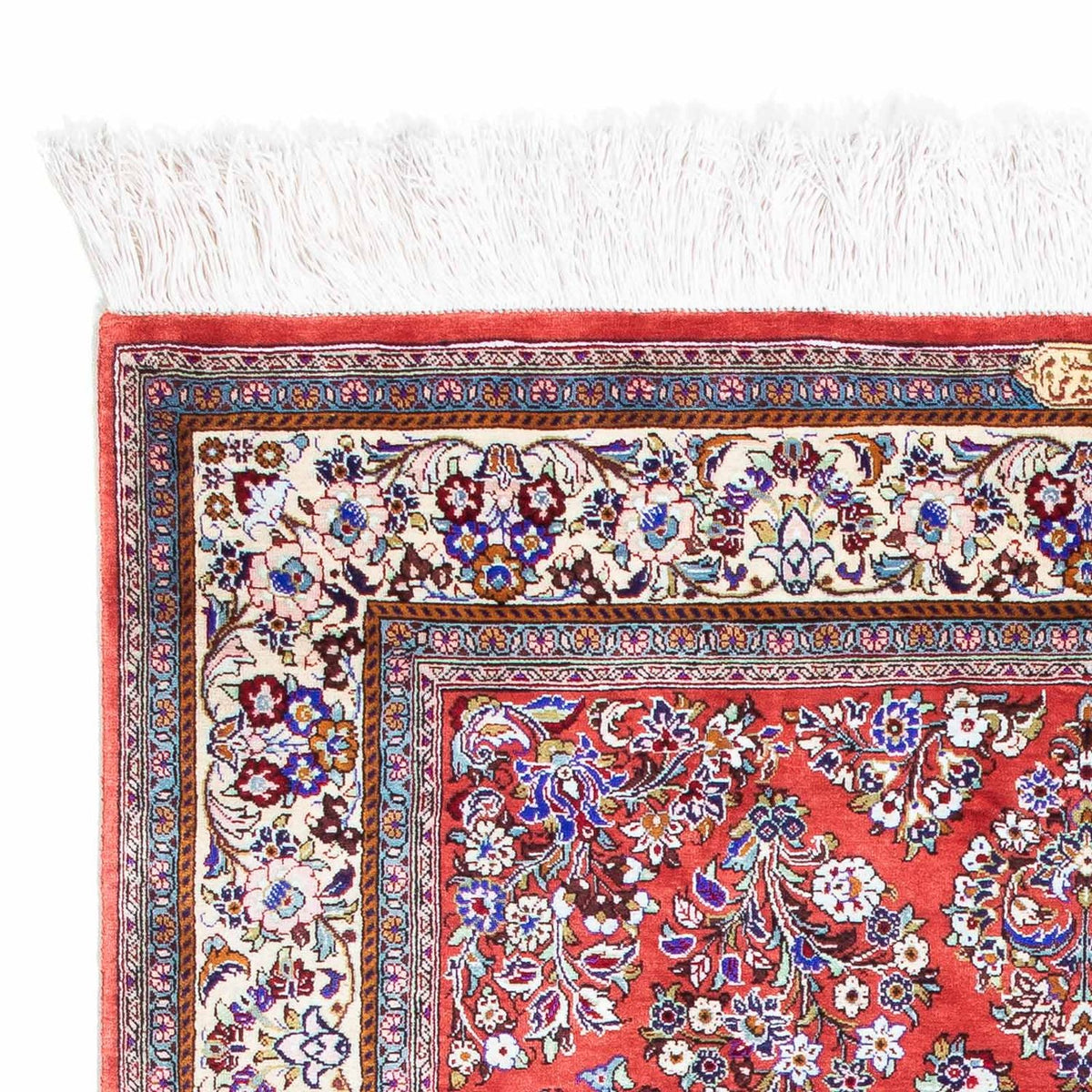 Qom Koberec 77x134cm - Perský koberec - červená