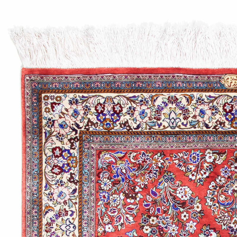 Qom Koberec 77x134cm - Perský koberec - červená