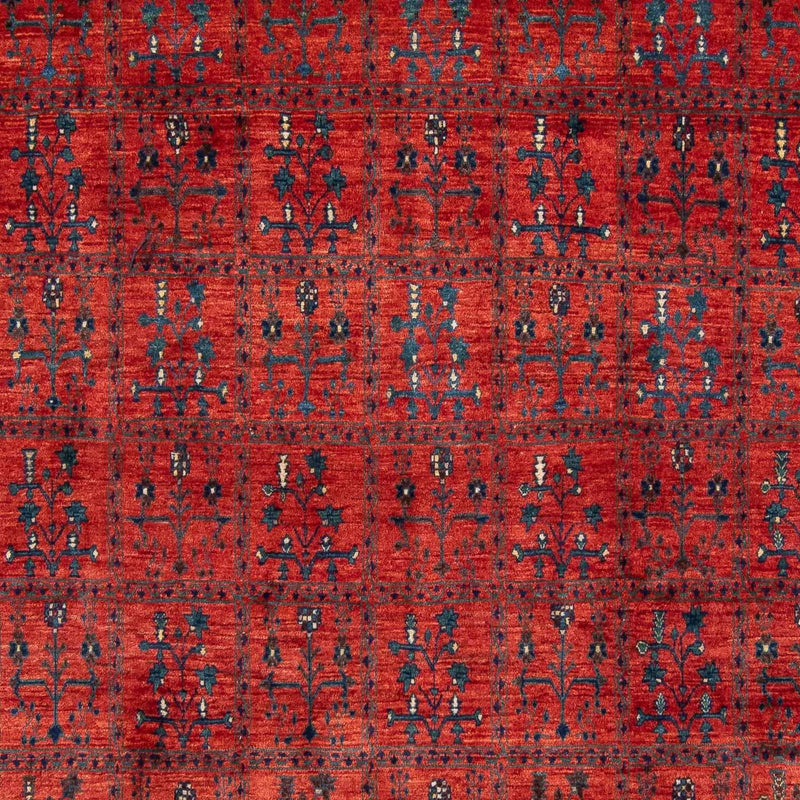 Gabbeh Koberec - Kashkuli Perský - 345 x 260 cm - tmavě červená