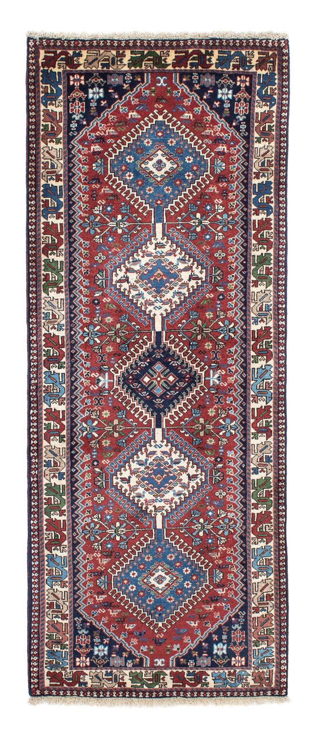 Yalameh Koberec 81x200cm - Perský koberec - tmavě modrá