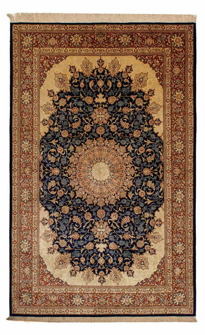 Qom hedvábí Koberec 132x216cm - Orientální koberec