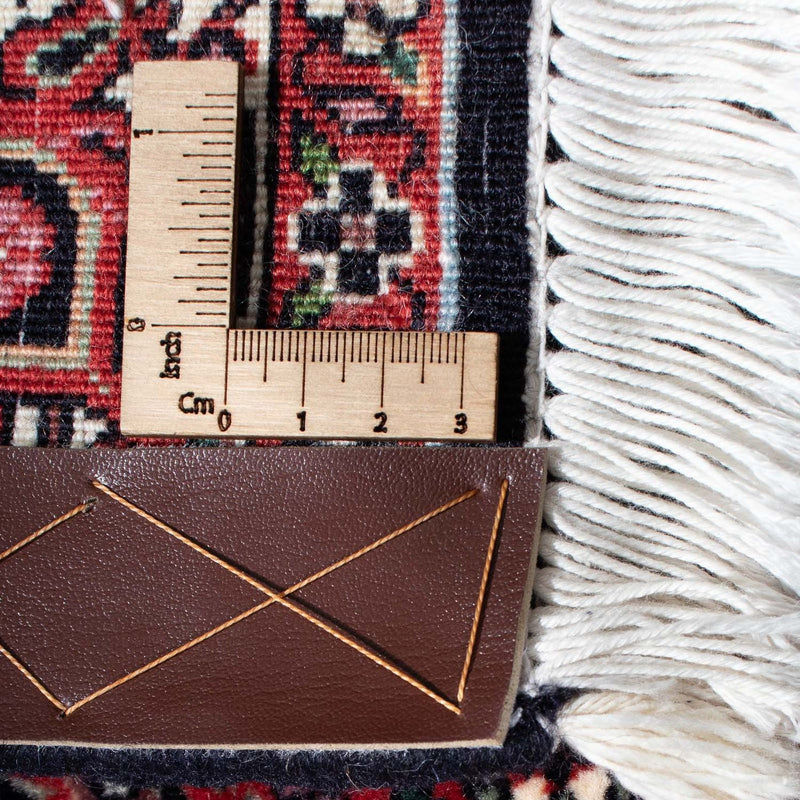 Runner Perský koberec - Bijar - 300 x 83 cm - tmavě červená