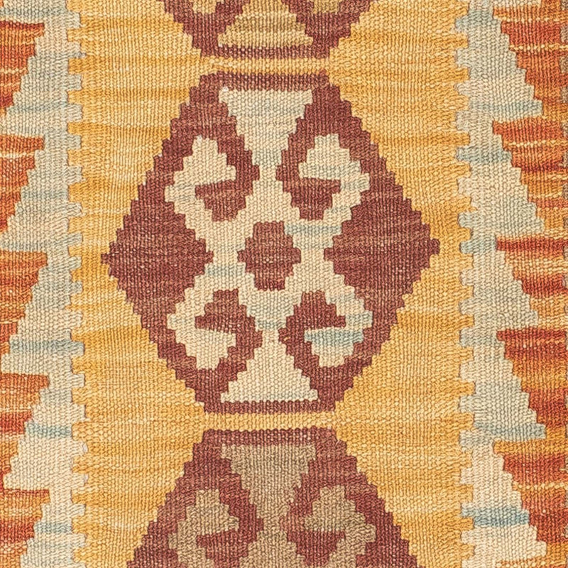Kilim Maimana Koberec 204x65cm - Vlněný koberec