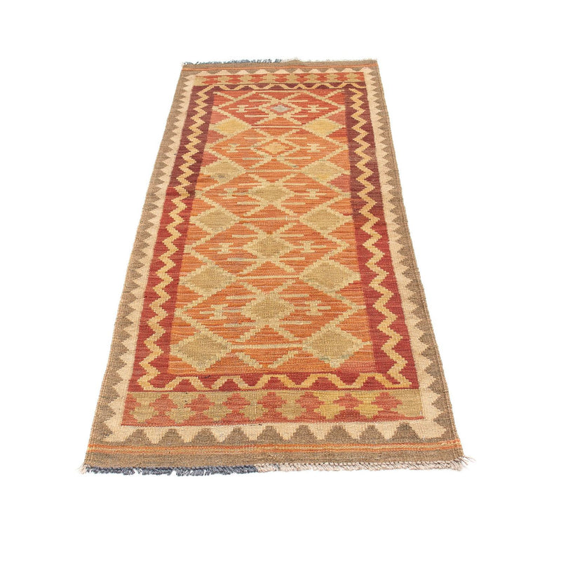 Kilim Maimana Koberec 198x68cm - Vlněný koberec