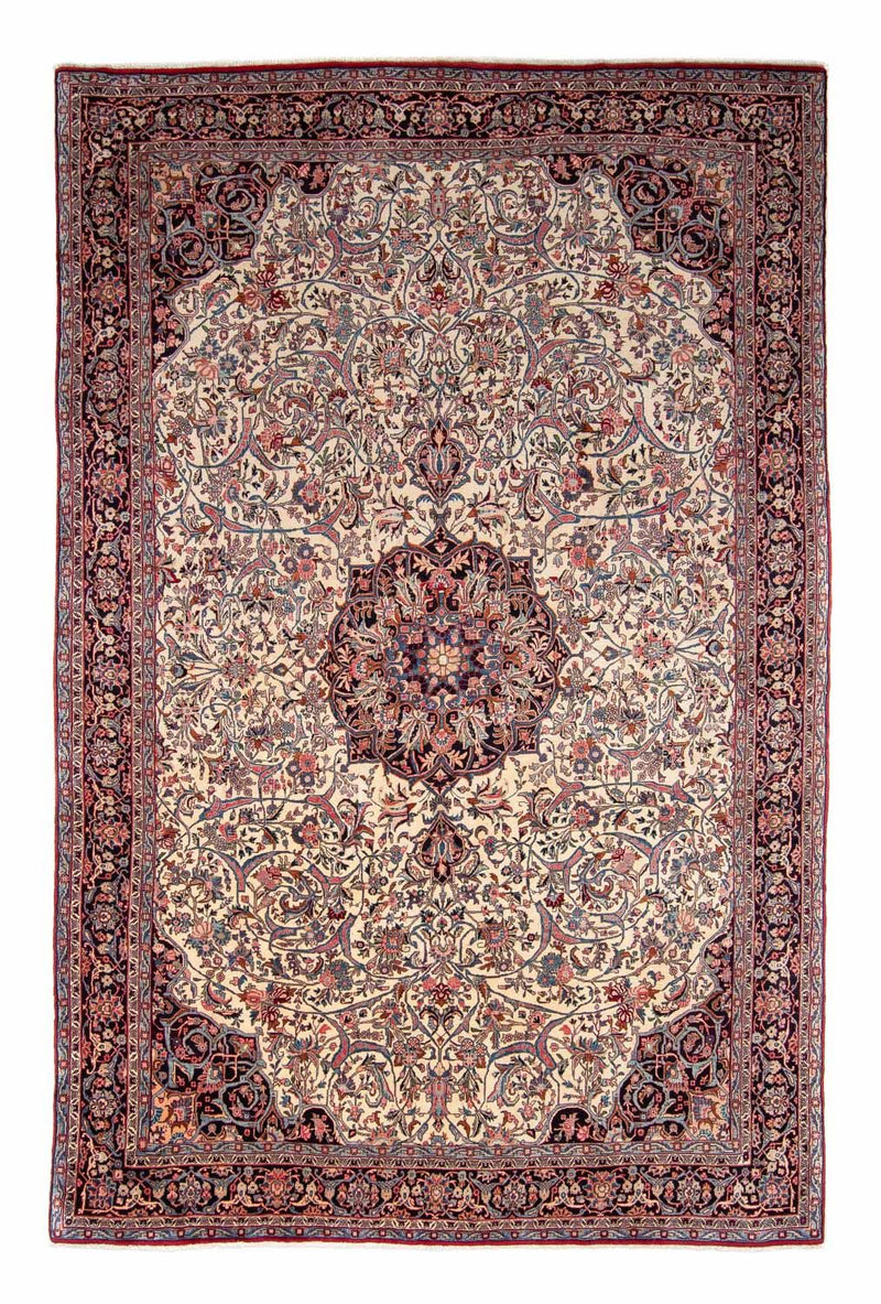 Bidjar - Takab Koberec 220x332cm - Perský koberec - béžová