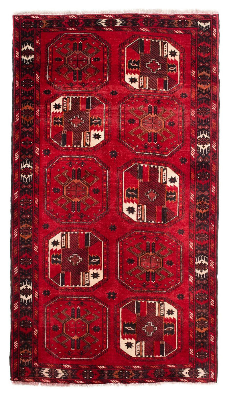 Balúčský koberec 106x190cm - Orientální koberec - tmavě červená