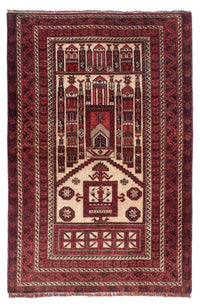Balúčský koberec 138x89cm - Orientální koberec – product image