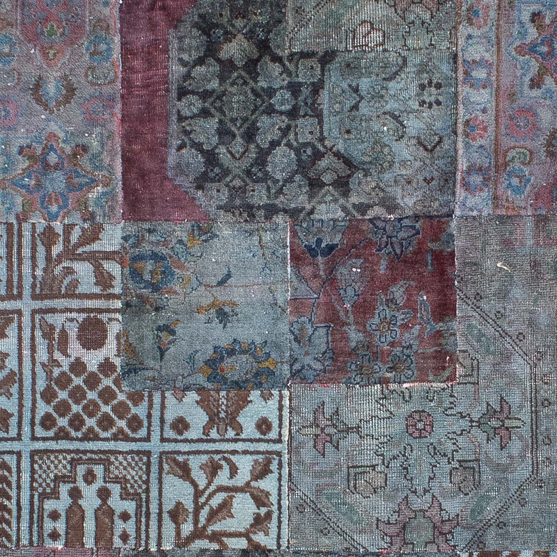 Patchworkový koberec 291x194cm - Perserteppich Wollteppich