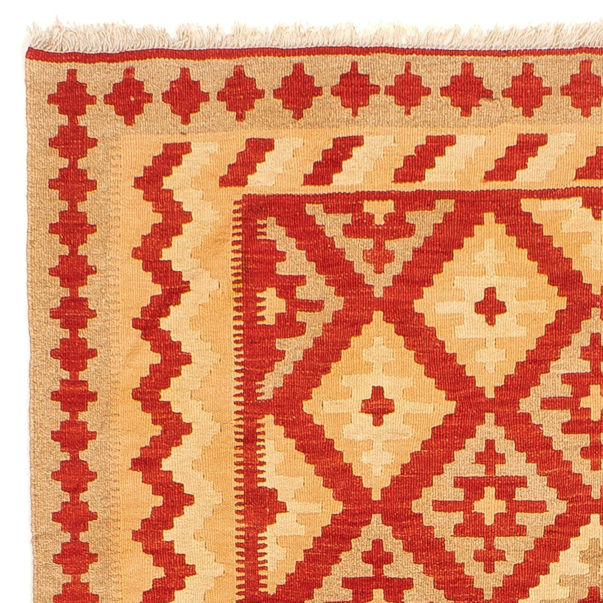 Kilim Fars Koberec 152x206cm - tmavě červená