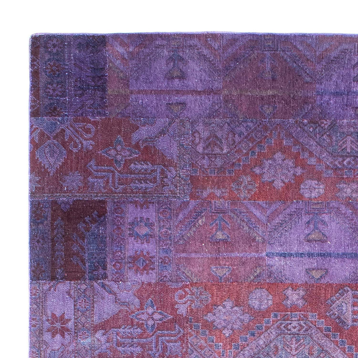 Patchworkový koberec 239x299cm - Perserteppich Wollteppich