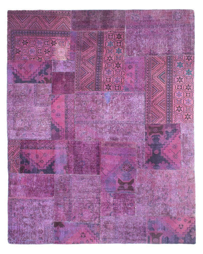 Patchworkový koberec 240x307cm - Perserteppich Wollteppich