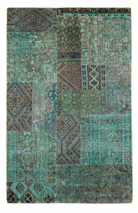 Patchworkový koberec 150x234cm - Vlněný koberec – product image
