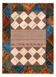 Patchworkový koberec 224x164cm - Perserteppich Wollteppich