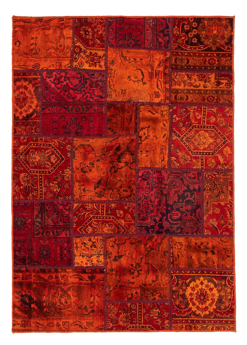 Patchworkový koberec 140x194cm - Perserteppich Wollteppich