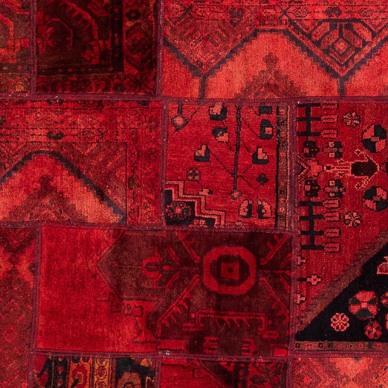 Patchworkový koberec 148x208cm - Perserteppich Wollteppich