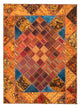 Patchworkový koberec 234x176cm - Perserteppich Wollteppich